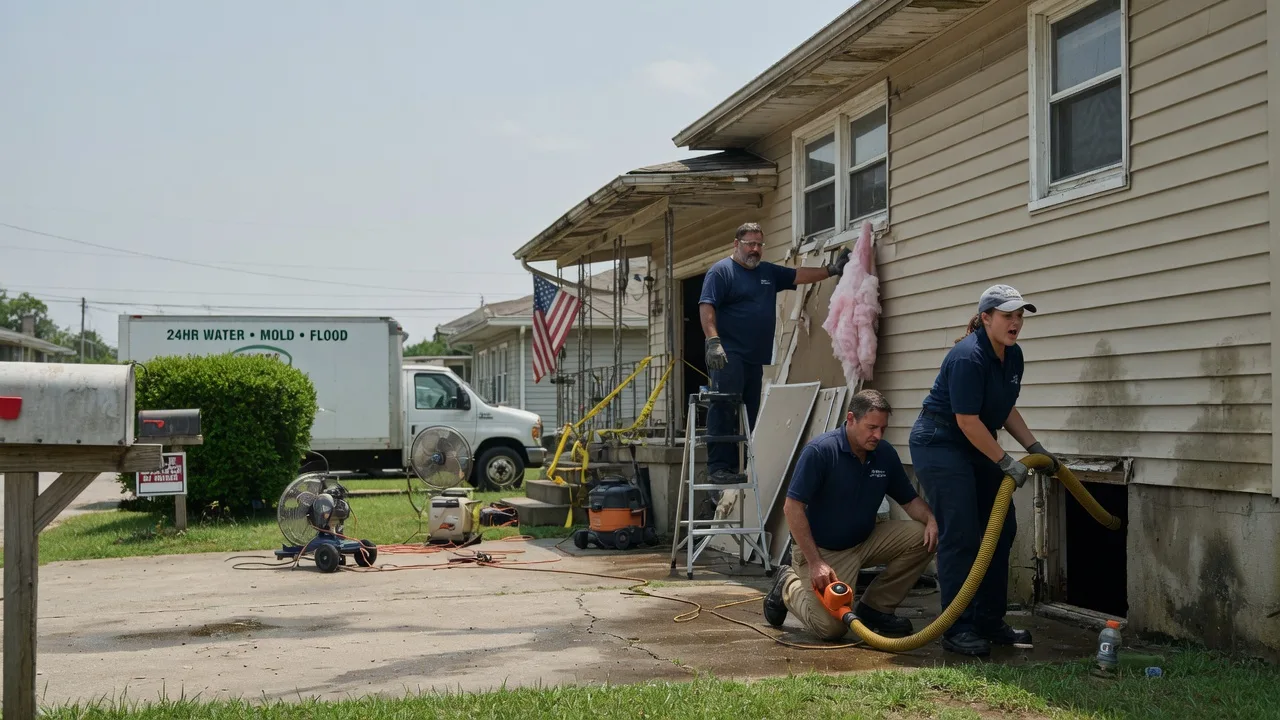 Water Damage Repair in Husser, LA near me